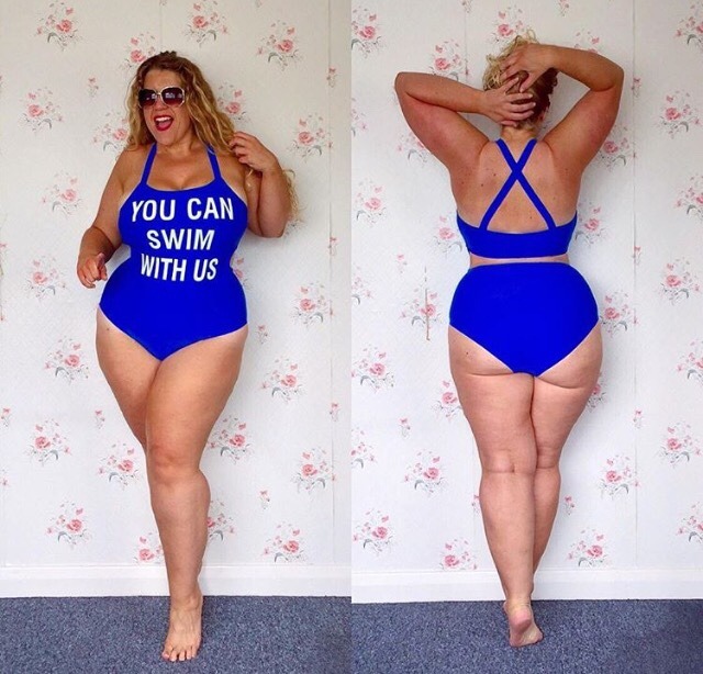 italiankong:  Beautiful Caroline CurvyWordy, British blogger and body positive advocate.