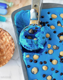 delicious-food-porn:  Cookie Monster Ice Cream