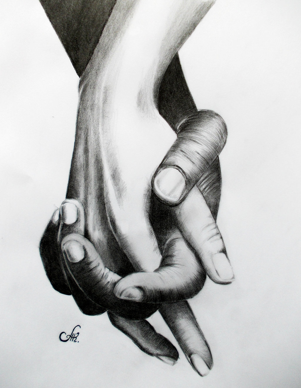 Art Black And White Drawings — Art Black And White Drawings - Love Story ...
