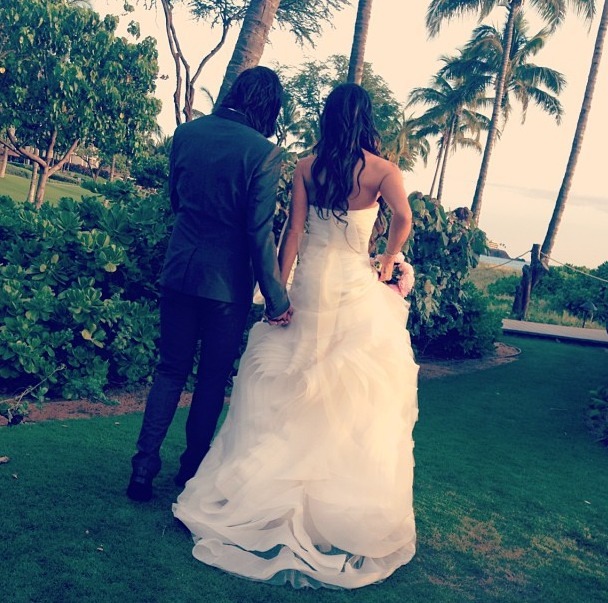 ohaithereyou:  mommafuentes:  Kellin &amp; Katelynn Quinn on their wedding day