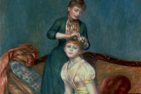 La coiffure, Pierre Auguste Renoir, 1888Impressionism