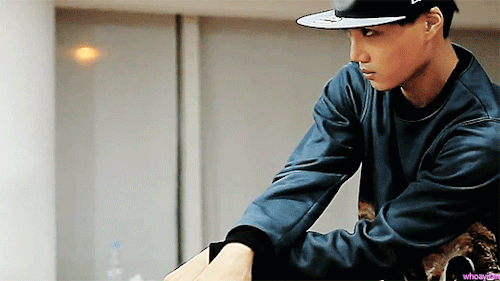 whoayifan:even the littlest things that you do make me happy | kim jongin blinking