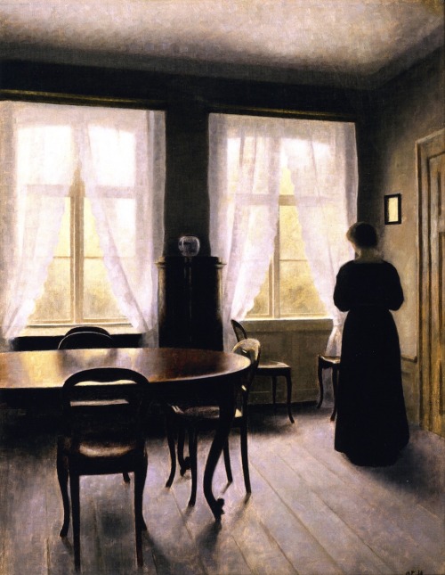  Interior, Frederiksberg Allé, Vilhelm Hammershøi