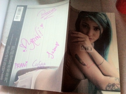 The Autographed Suicidegirlsoficial Book I Got Last Weekend At Wondercon2015. Love It!!!