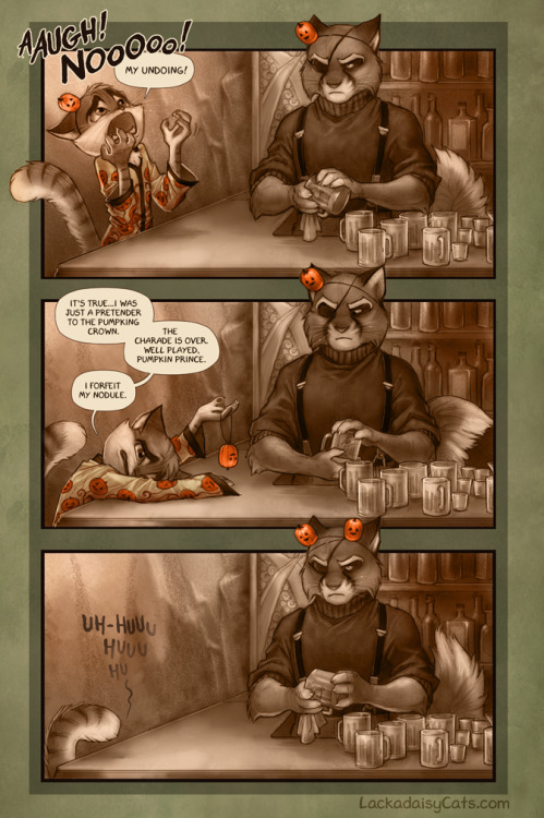 lackadaisycats:  Full size here.This is a sort of blanket response to the questions I get this time every year about what various Lackadaisy characters would wear for Halloween.   I thought of dressing them up as early 20th Century icons and people of