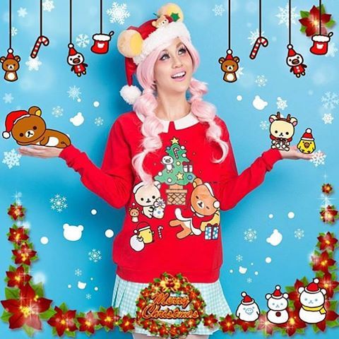 Repost from @rilakkumaus Deck out your holiday season with this super cute @japanlaclothing x Rilakk