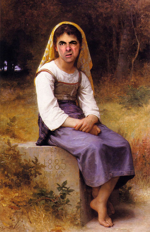 Sex Mr. Bean Inserted Into Famous Portrait Paintings pictures