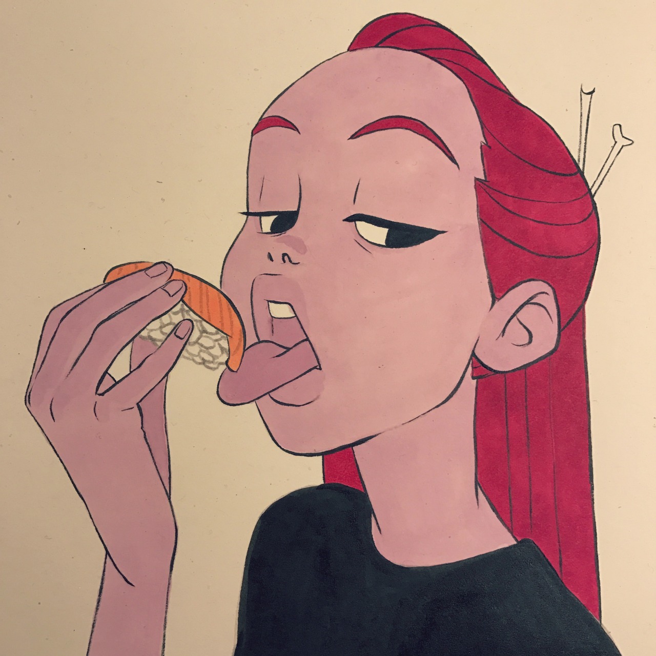 anna-cattish:  ✱ Selected original works from Inktober 2016 are available in my