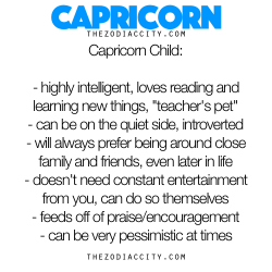 zodiaccity:  Zodiac Files: The Capricorn