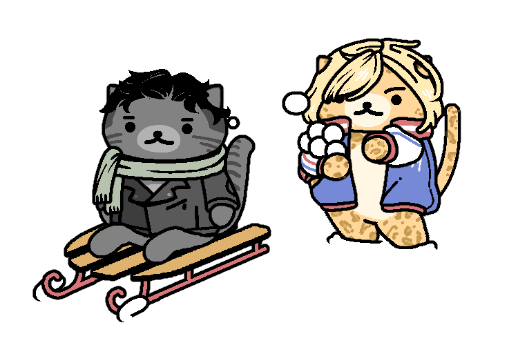 marronglaces:   neko atsume!!! on ice: ice ice baby 