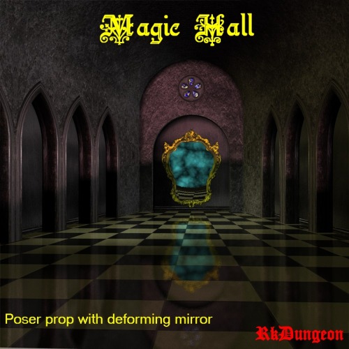 A Magic Hall Poser’s prop with a deforming adult photos