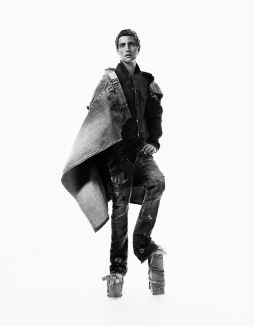 Layered Denim for Australian magazine ManuscriptAndrew Smith ph Georges AntoniStyled by Jolyon Mason