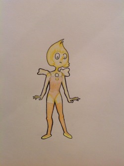 snarty-art:  My attempt at yellow pearl 