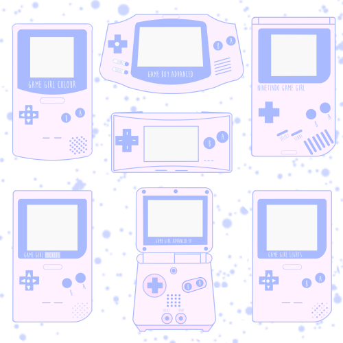 kat-karus:  Pastel Handhelds