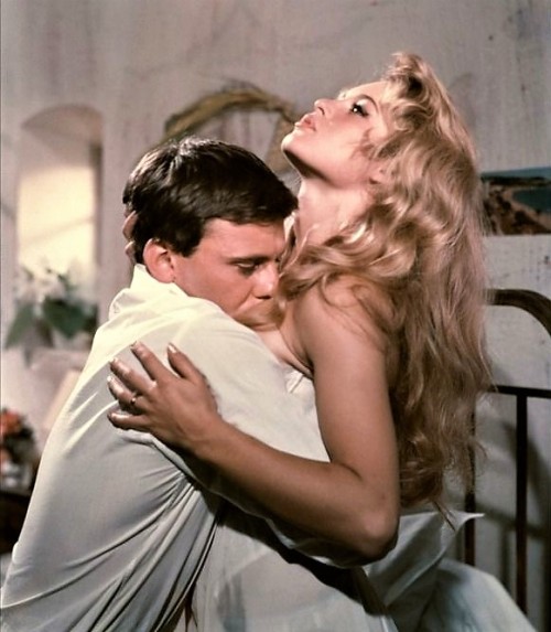 gatabella: Brigitte Bardot and Jean-Louis Trintignant, And God Created Woman (1956)“Playing the love