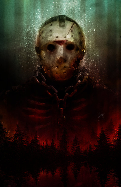pixelated-nightmares:   Jason Voorhees  by Devin-Francisco  