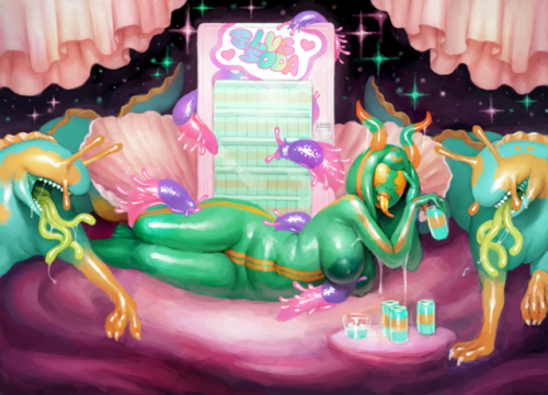 cassetterecords:art trade with @tinyfaceart