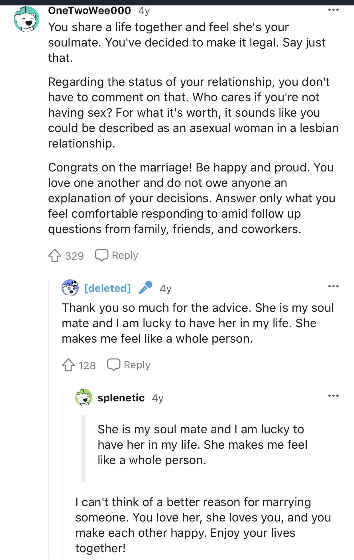 gowns:this is my favorite reddit relationships post ❤️