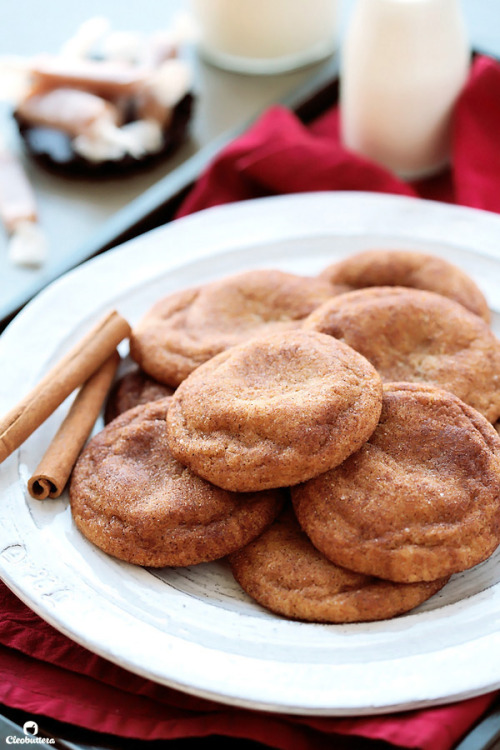 sweetoothgirl: Brown Butter Caramel Snickerdoodles