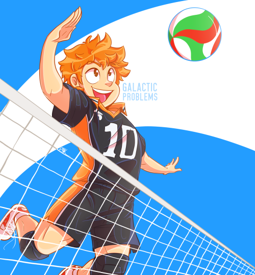 galacticproblems: Started watching Haikyu and I had to draw this ball of sunshine!