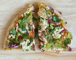 im-horngry:  Hummus - As Requested!Vegan Hummus Pizza!