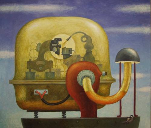 Ilmar Malin (Estonian, 1924-1994)  “&hellip; grand old man of Estonian Surrealism.&rd