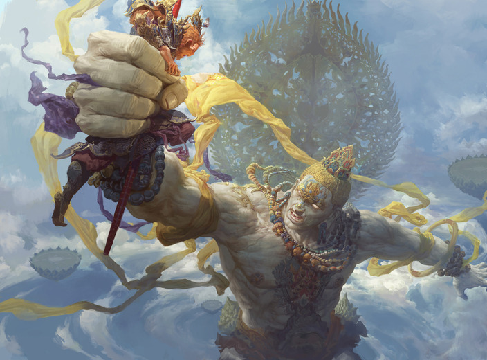 leomon32:  jearthebear:  Artwork by Fenghua Zhong  Sun Wukong ♥ 