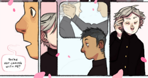 shingekinoboyfriends:TIDAL SHORE // a daisuga collaboration comicby myra queenoftheantz and annie sh