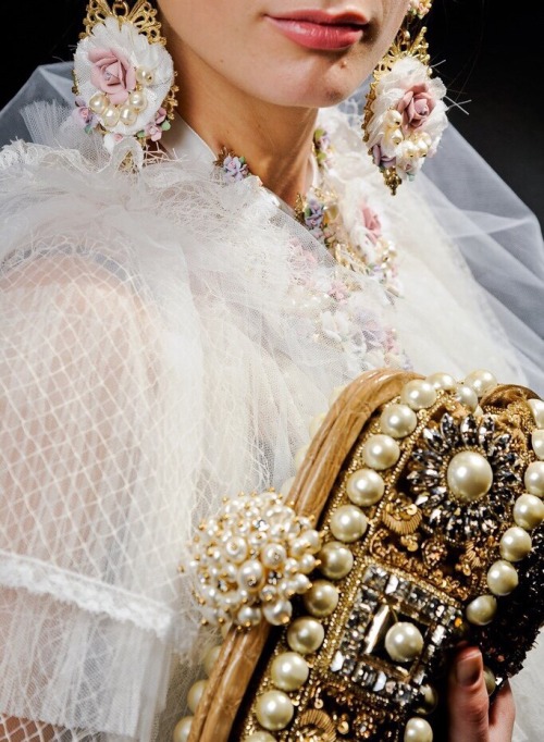 Backstage at Dolce & Gabbana Fall-Winter 2012