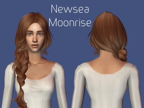 Retextured hairs I should’ve uploaded years ago, part 01/34Newsea Moonrise    Polycount: ~11.000, cf
