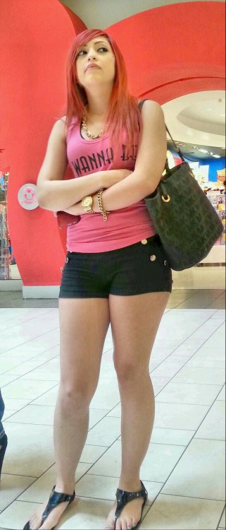 candidmaine: Latina at the mall 1 of 2 hope you enjoy its from my personal collection by yours truly