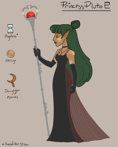 abbidavisart:Silver Millennium Outer Sailor Princesses and Species Breakdown!Part two! This one is a