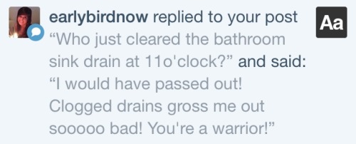 Haha! You made my day! earlybirdnow