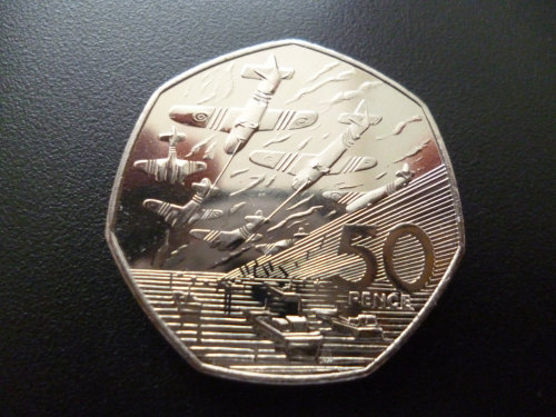 United Kingdom 1994 Fifty Pence coin (50p) in uncirculated (un-used) condition ideal for jewellery o