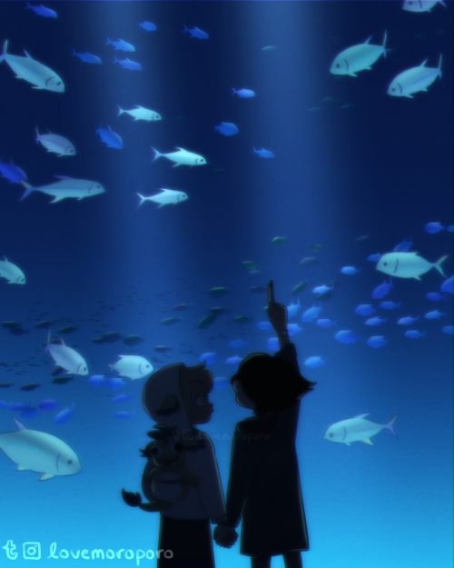 Veesha Aquarium Date Progress Gif!!