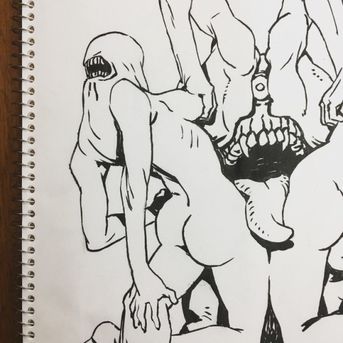Inktober Day 3: Today&rsquo;s #Inktober one-word monster is &ldquo;lust&rdquo;.&nbs