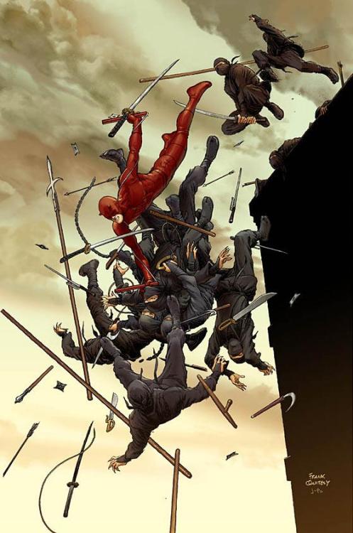 crisisofinfinitemultiverses:Daredevil by Frank Quitely