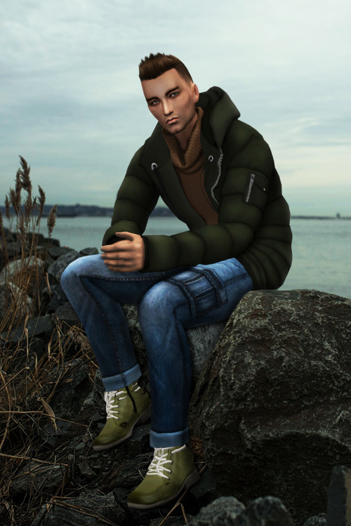 Reuben Looking All Male Vogue Today :)Sims Photo Edits.