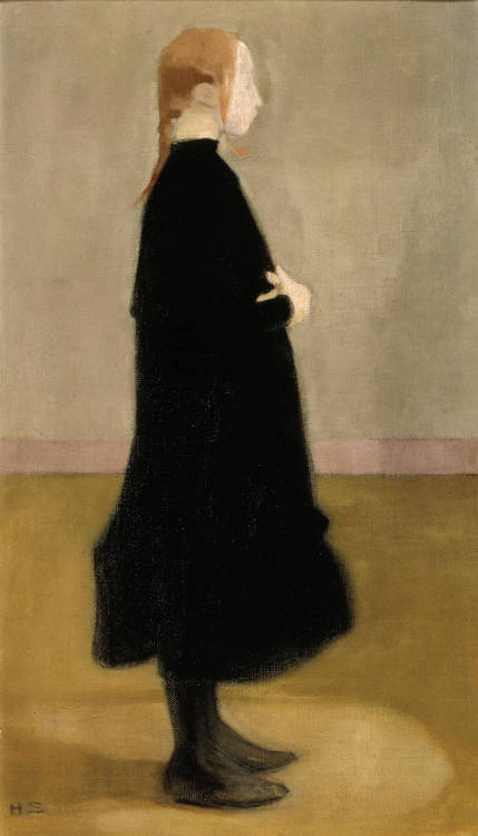 Helene Schjerfbeck - School Girl in Black - 1908 Helene Schjerfbeck - Portrait of a Girl - 1887 H