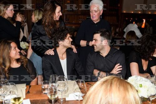 Zachary Quinto and Miles McMillan at the Power, Influence and Gender&rsquo; Dinner, New Yor