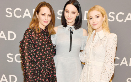 Emma, Skyler and Amy during SCAD aTVfest on February 8, 2019