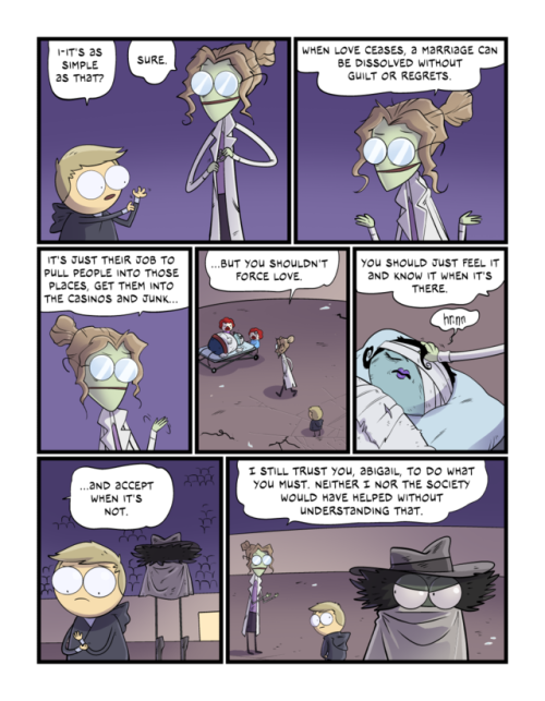 backcomic: pages 442 &amp; 443Ah. To be sure of what you must do. That is the life, truly.
