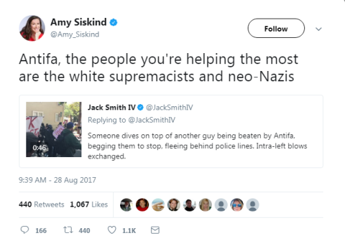 fabulazers:   thefingerfuckingfemalefury:   prochlorperazines:  thefingerfuckingfemalefury:  ayellowbirds:  leftslide:  You’ll be seeing a lot more hot takes like these over the next few years. The fact is, antifascist action and counterprotesting in