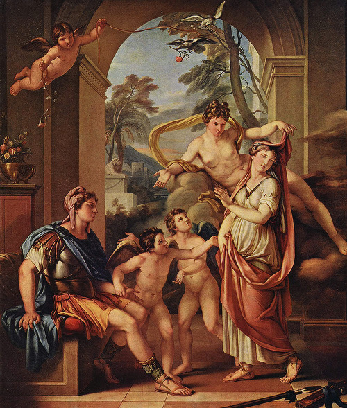 artandopinion:Venus Giving Paris Helen as his Wife1782 - 1784Gavin Hamilton