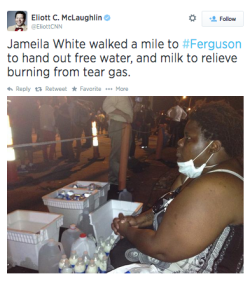 socialjusticekoolaid:  Love “Da Man Wit the Chips” but Jameila White is the new “Protest MVP.” #staywoke #trill   What a saint.