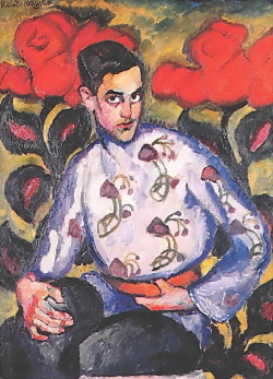 themanshape:  Portrait of a Boy in a Coloured Shirt - Ilya Mashkov (1909)