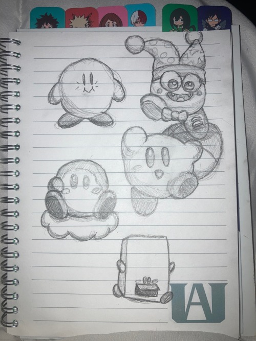Just Kirby Posting Aka Doodling Kirby