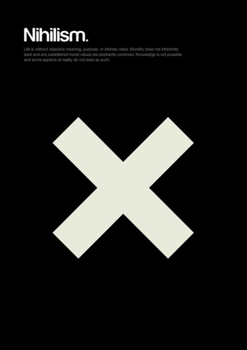 tuckfheman:Minimalist posters explain complex philosophical concepts with basic shapes