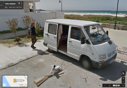 tiffanarchy:googledogview:Tarifa, Spainwhy’d they blur the rimsBad rimjobs