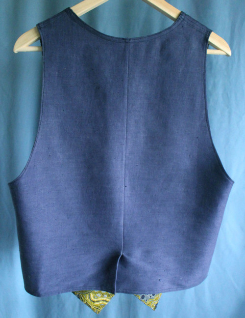 Here it is!  The vest I made last week!It photographs very purpley, but in person it’s more of